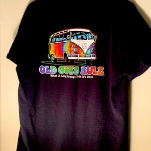 Old guys rule tie-dye tee-shirt